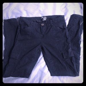 Black cargo pants